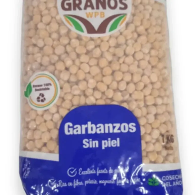 Garbanzos sin piel, Los Granos, 1kg