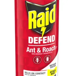 Insecticida en spray para hormigas y cucarachas, Raid, 20 oz