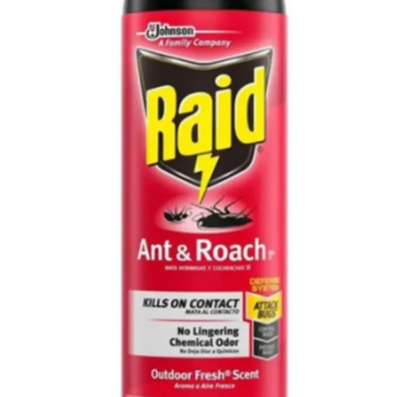 Insecticida en spray, Raid para hormigas y cucarachas, 17.5 oz
