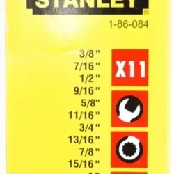 Juego de Llaves Combinadas 3/8" a 1", Stanley (11 Piezas)