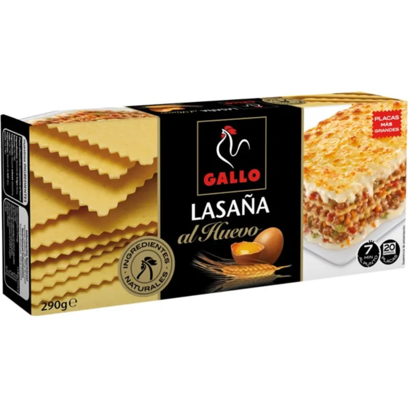 Lasaña Gallo, 290 gr