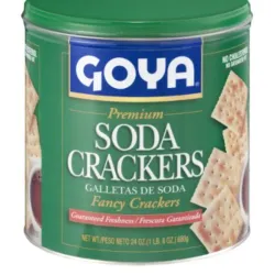 Lata de galletas de soda, Goya, 1lb