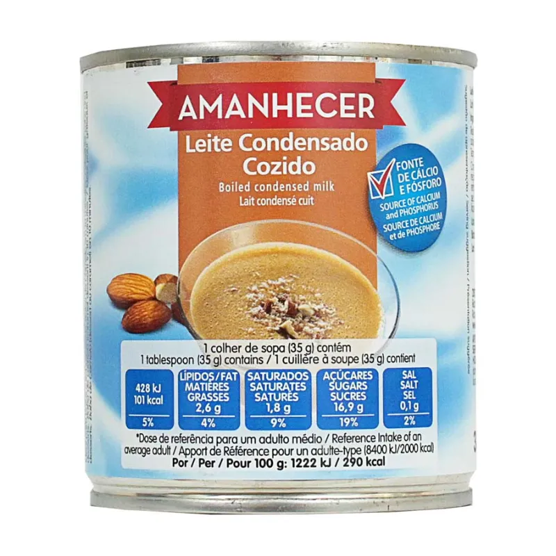 Leche condensada cocida, Amanhecer