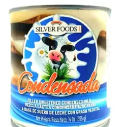 Leche condensada, Silver Foods, 395 g
