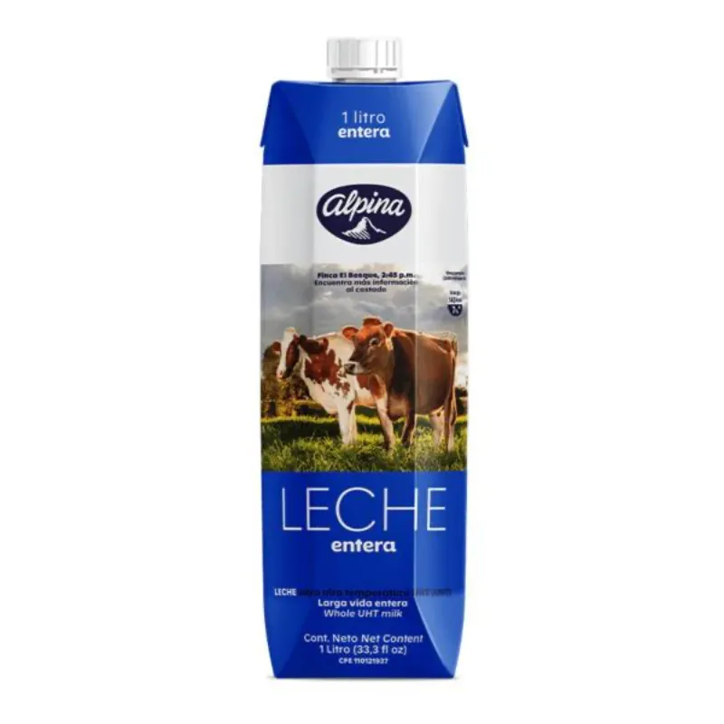 Leche entera Alpina, 1lt