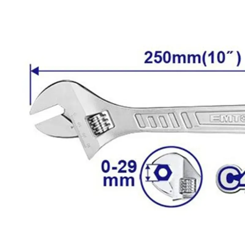 LLAVE AJUSTABLE (FRANCESA) 10¨, EMTOP