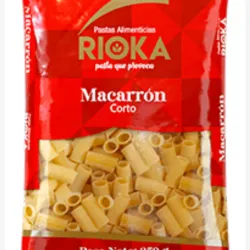 Macarrón corto, Rioka, 250 g