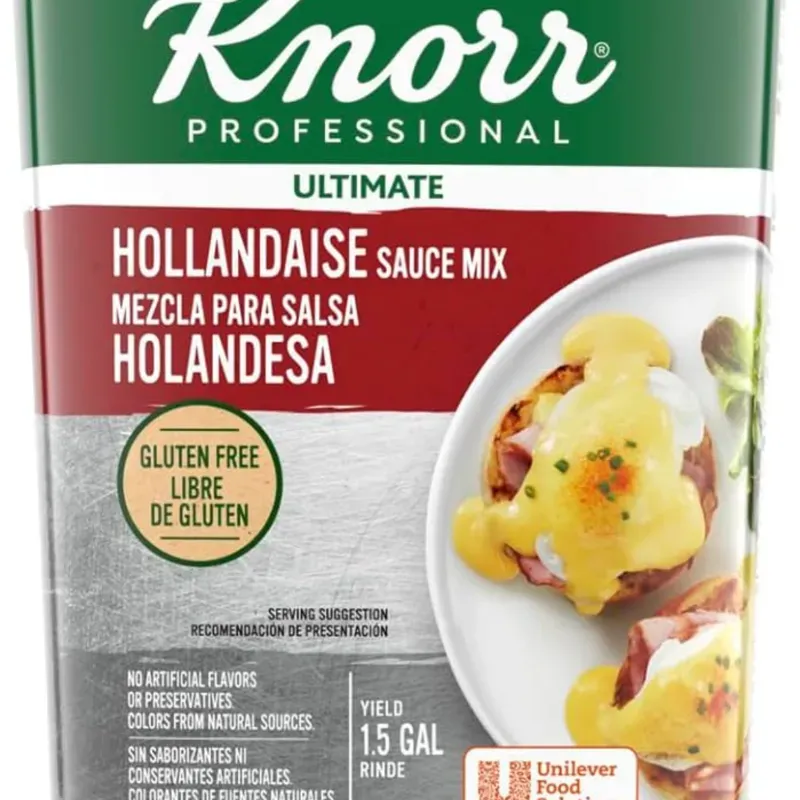 Mezcla para salsa Holandesa,Knorr, rinde 1.5 galón 