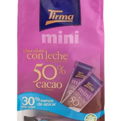 Mini chocolates con leche al 50%, Tirma