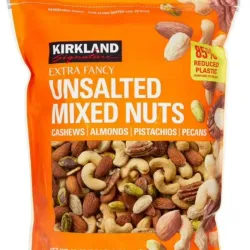 Mix de Frutos secos sin sal, Kirkland, 2,5 lb