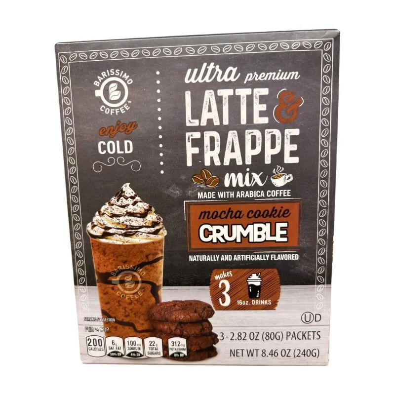Mix Latte & Frappe, Mocha Cookie Crumble, Barissimo.