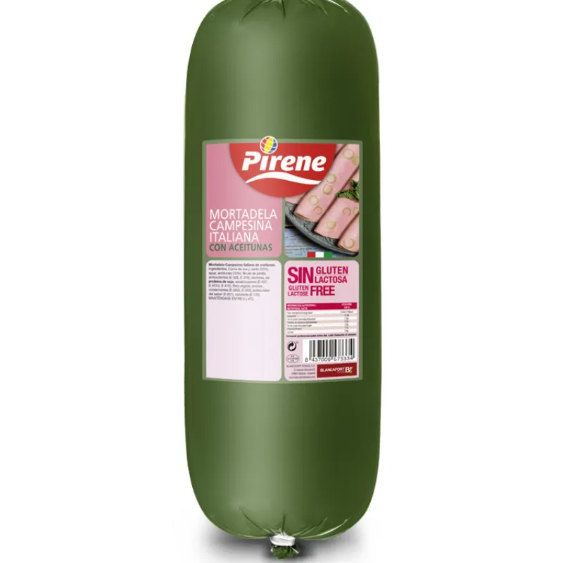 Mortadela Campesina Italiana con Aceitunas, Pirene