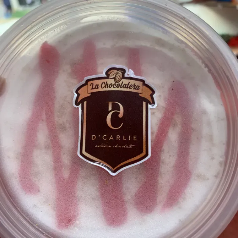 Mousse de Yogurt, D’Carlie Chocolatera. Fresa