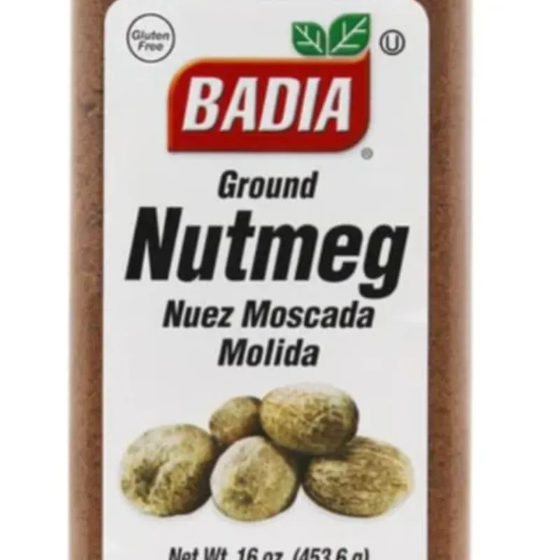 Nuez moscada molida, Badia, 16 oz