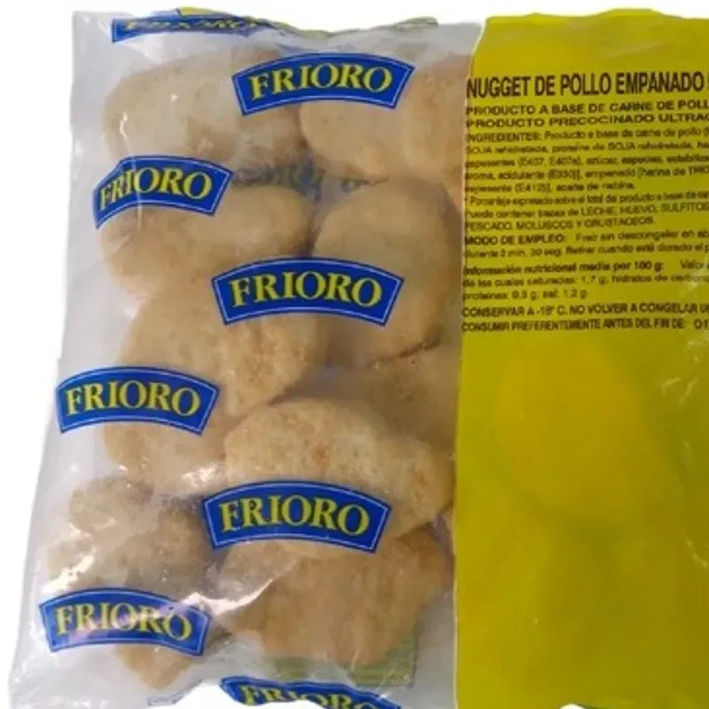 Nugget de pollo rebozado, Frioro