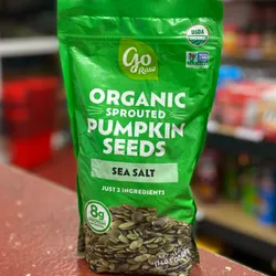ORGANIC SPROUTED PUMPKIN SEEDS SEA SALT 