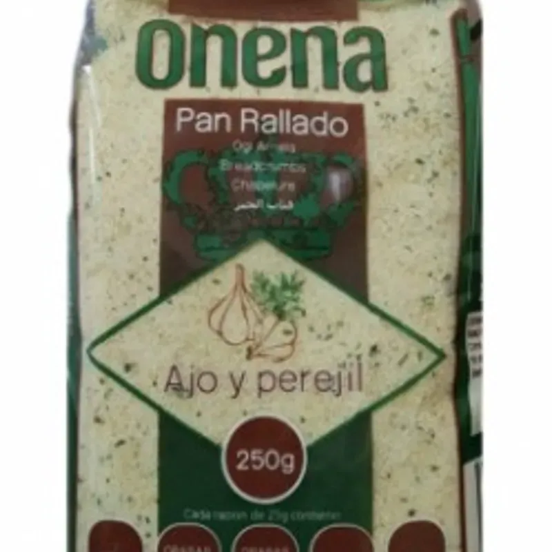 Pan rallado con ajo y perejil, Onena, 250g