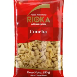 Pastas conchas, Rioka, 250 g