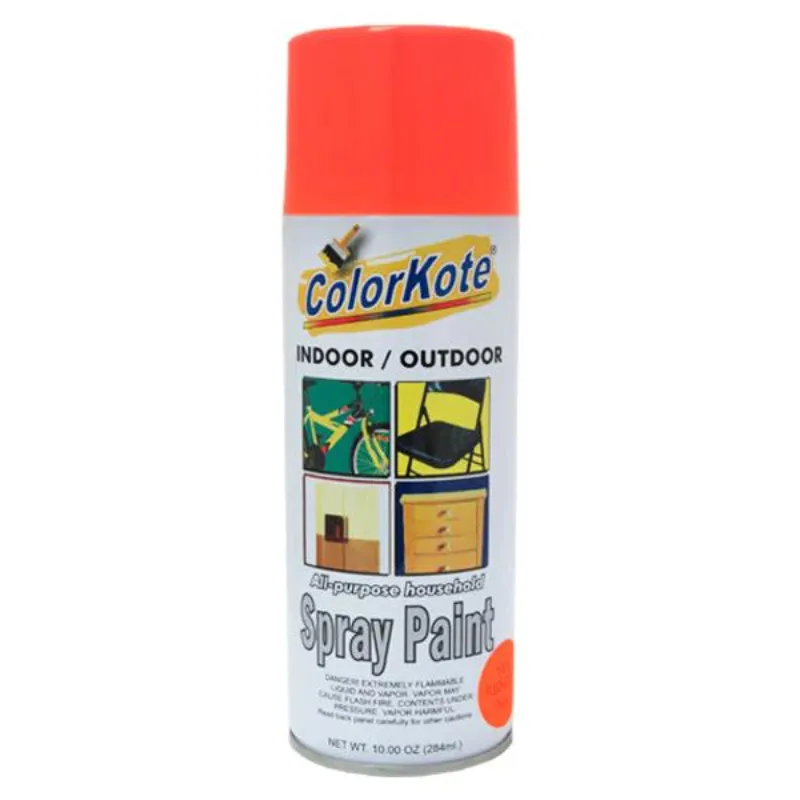 PINTURA SPRAY NARANJA FLUORESCENTE 10oz