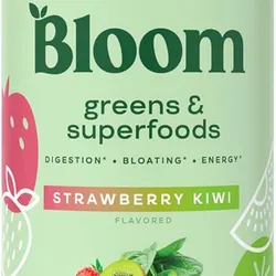 Polvos digestivos ,Bloom greens & superfoods sabor fresa y kiwi 