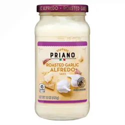 Priano, Salsa Alfredo con ajo 