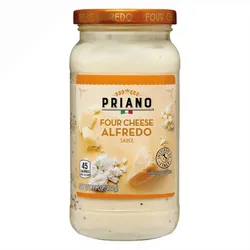Priano,Salsa Alfredo, cuatro quesos 