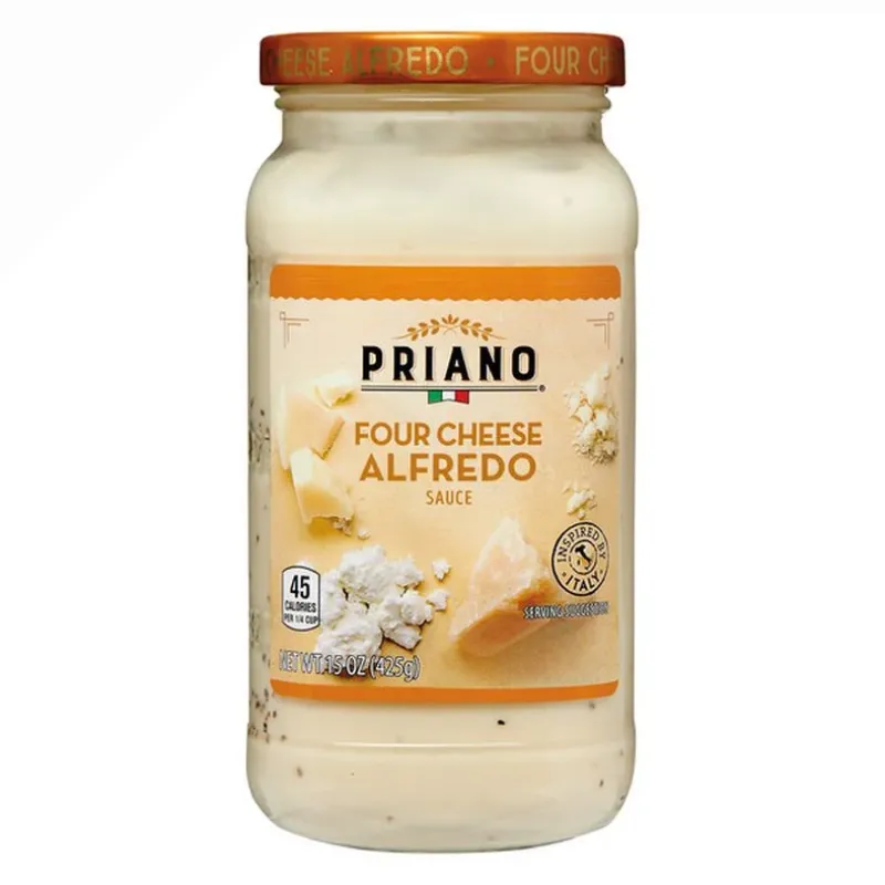 Priano,Salsa Alfredo, cuatro quesos 