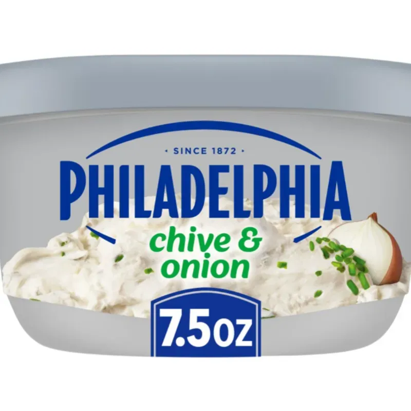 Queso crema con cebollino y cebolla, Philadelphia, 7.5 oz