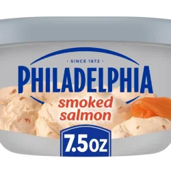 Queso crema con salmón ahumado, Philadelphia, 7.5 oz