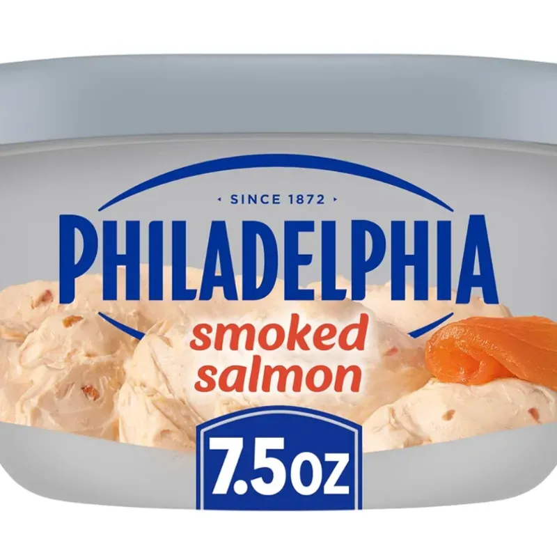 Queso crema con salmón ahumado, Philadelphia, 7.5 oz