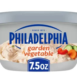 Queso crema con vegetales, Philadelphia, 7.5 oz