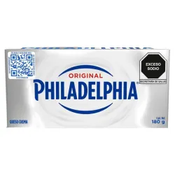 Queso Crema Philadelphia Original 180gr