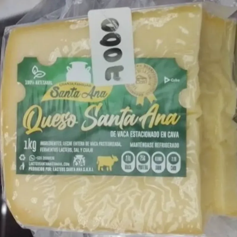 Queso semiduro, Santa Ana, 1kg