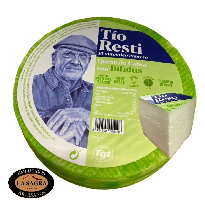Queso Tío Resti de Cabra con Bifidus