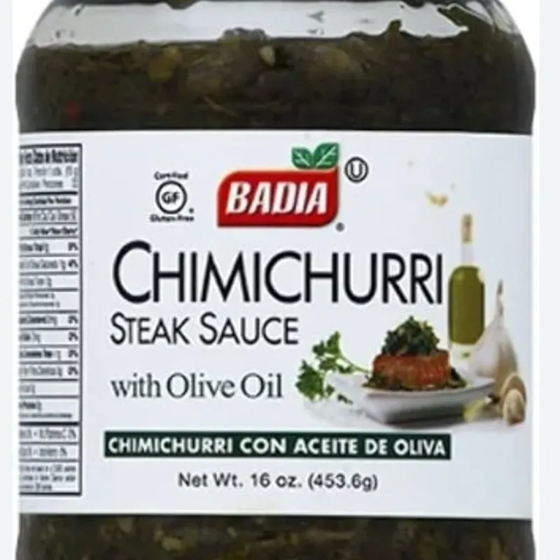 Salsa Chimichurri con aceite de oliva , Badia, 16 oz