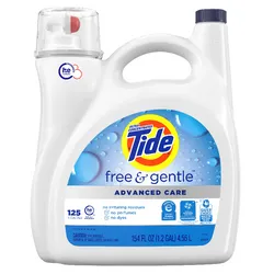 Tide free and gentle, 125 loads 