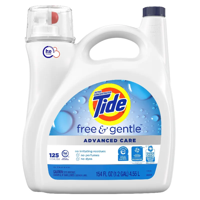 Tide free and gentle, 125 loads 