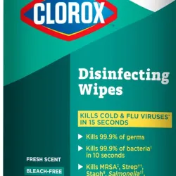 Toallas desinfectantes, Clorox, 75 u