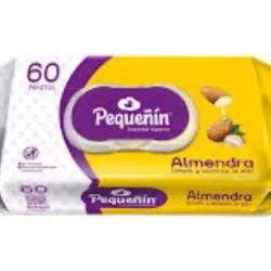 Toallas húmedas, Almendras, Pequeñín, 60 u