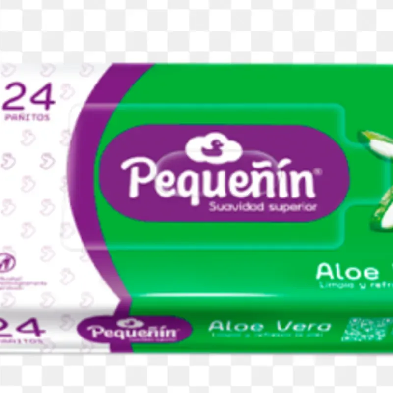 Toallas húmedas, Aloe vera, Pequeñín, 24 u