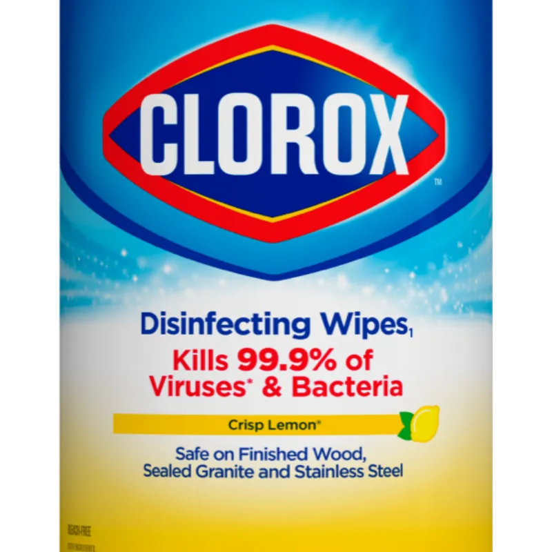 Toallitas desinfectante esencia limón, Clorox, 75 u