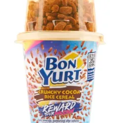 Yogurt con cereal de chocolate, Bon Yurt,163 g