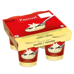 Yogurt Pascual , sabor vainilla (pack 4)