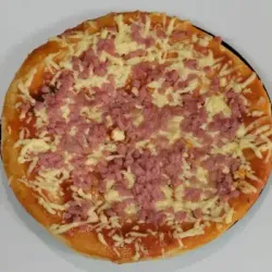 Pizza con Jamón 