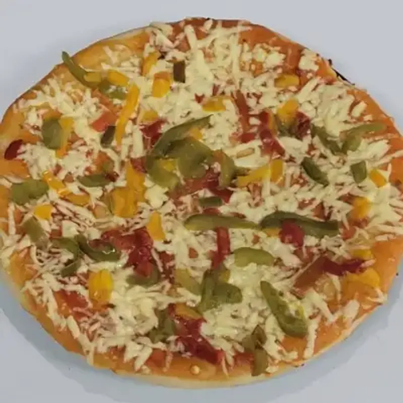 Pizza con Pimiento Tricolor 