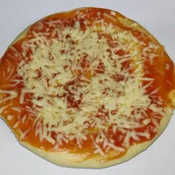 Pizza con Queso Gouda