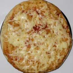 Pizza con Queso Mozzarella