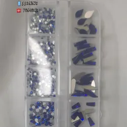 Caja de piedras Azul