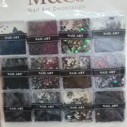 Decoración mixta grande negra
