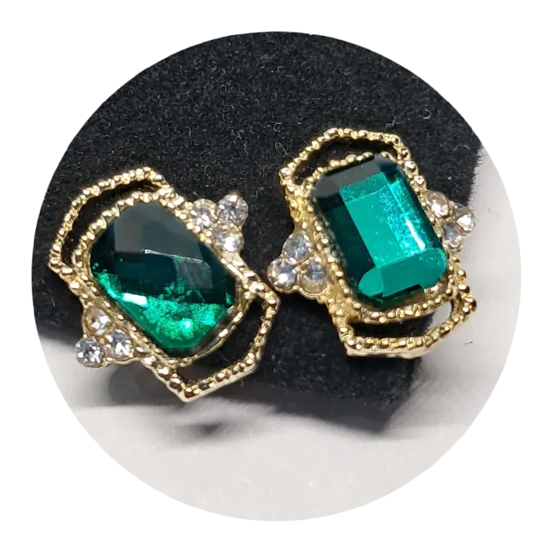Joya cuadrada verde💚 esmeralda 